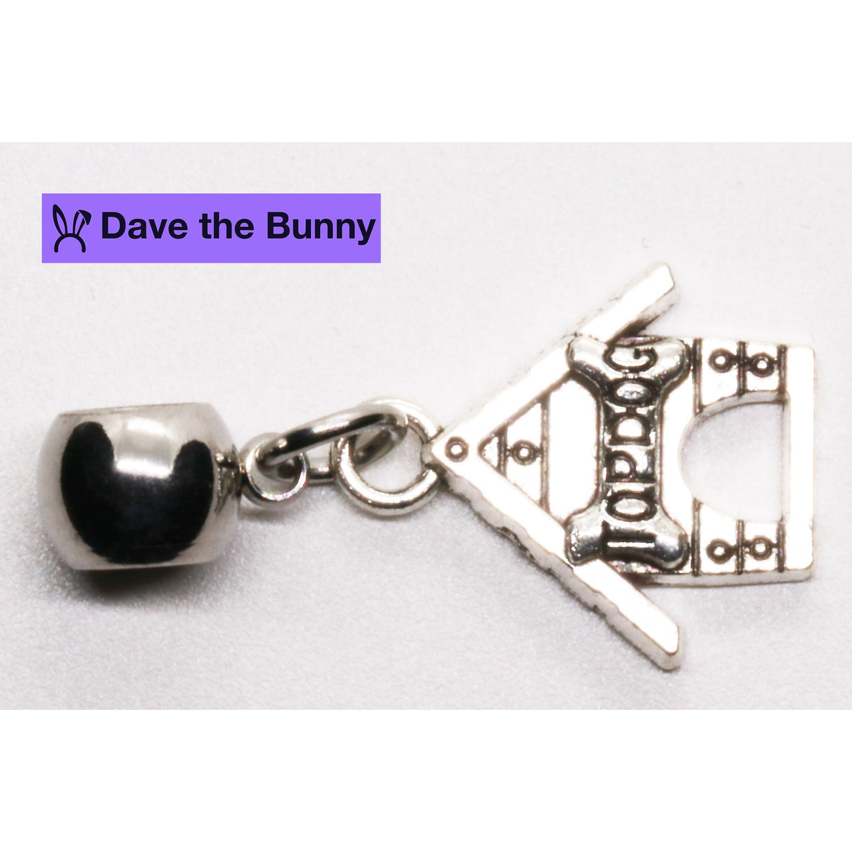Top Dog House Charm Necklace with Stainless Steel Snake Chain
