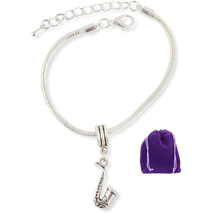 Saxophone Bracelet - Music Jewelry Sax or Saxophone Jewelry