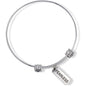 Fearless Courage Confidence Text Saying Fancy Charm Bangle