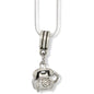 Telephone Charm Necklace with Stainless Steel Snake Chain