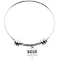 Sold Real Estate Sign Charm Bangle Bracelet