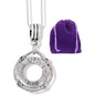 Life Saver Floatation Charm Necklace with Stainless Steel Snake Chain