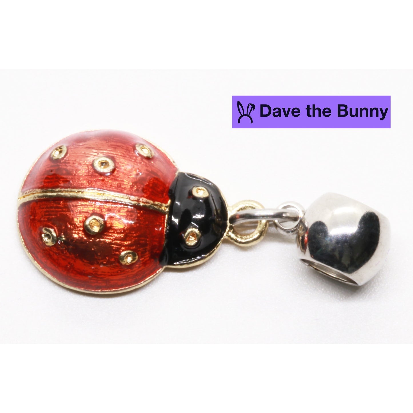 Elegant Lady Bug Charm for Jewelry - Perfect Ladybug Gifts and Accessories for Women and Girls - Exquisite Design for Bracelets, Necklaces, and More - Ideal Keepsake Charm