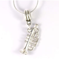 Trumpet Necklace - Trumpet Pendant Music Musical Instrument