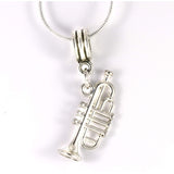 Trumpet Necklace - Trumpet Pendant Music Musical Instrument
