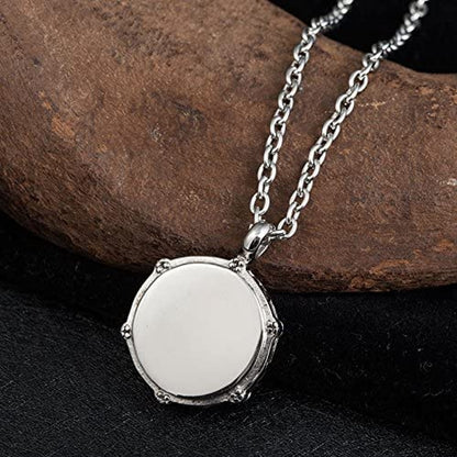 Drummer Necklace - Drum Gift for the Band Drummer Snare Drum