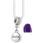 Italia Charm Necklace with Stainless Steel Snake Chain