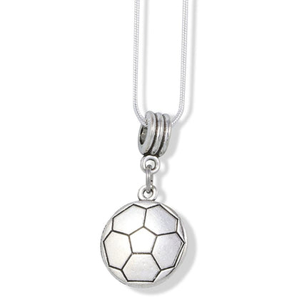 Soccer Football Sports Ball Charm Necklace