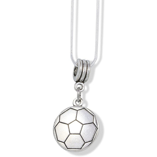 Soccer Football Sports Ball Charm Necklace