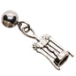 Wine Opener Corkscrew Charm with Stainless Steel Connector