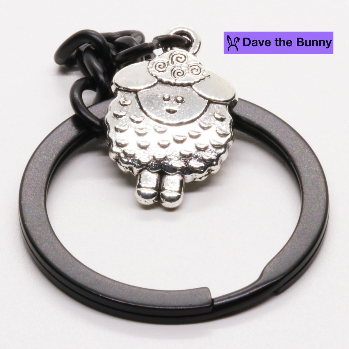Sheep Charm Keychain