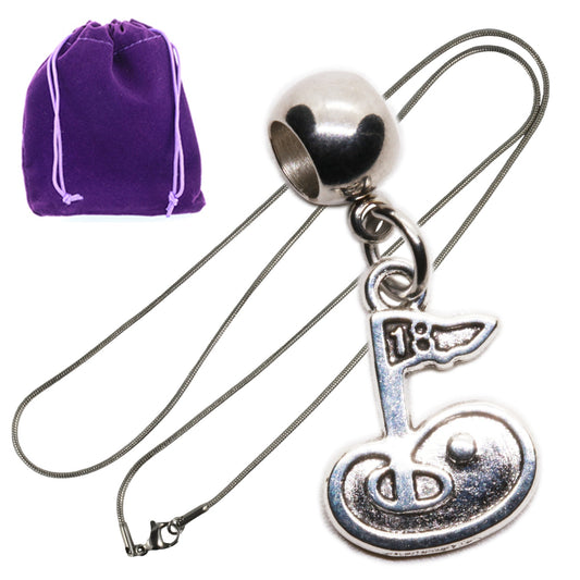 Fairway Flag Charm with Stainless Steel Connector