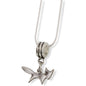 Fox Silhouette Charm Necklace with Stainless Steel Snake Chain