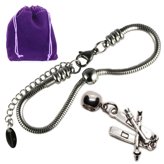 Ski Charm Bracelet