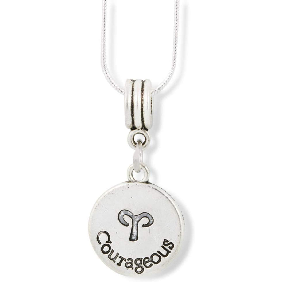 Aries Astrology Horoscope Sign Charm Necklace