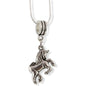 Unicorn Charm Necklace with Stainless Steel Snake Chain