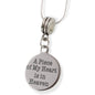 Piece My Heart Is Heaven Charm Necklace