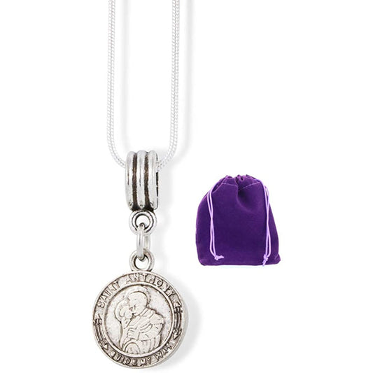 St Anthony Necklace - Saint Anthony Pendant Jewelry