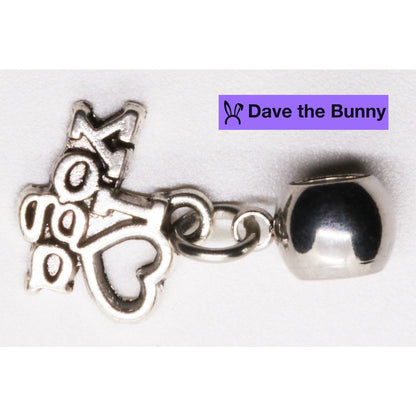 Yoga Charm Necklace with Stainless Steel Snake Chain