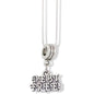 Debt Text Finance Accounting Freedom Charm Necklace