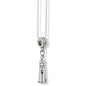 Lighthouse Charm Necklace with Stainless Steel Snake Chain