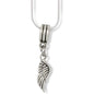 Angel Wing Heaven Charm Necklace with Stainless Steel Snake Chain