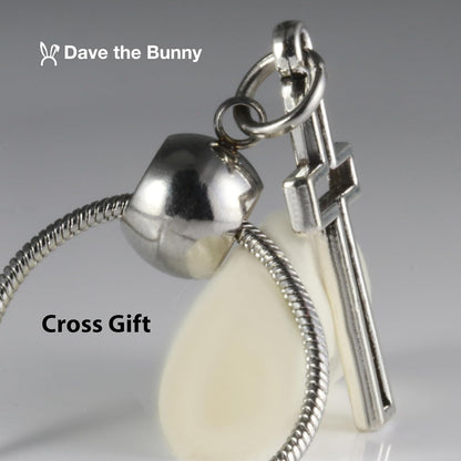 Cross Necklace - Christian Religious Stainless Steel Chain