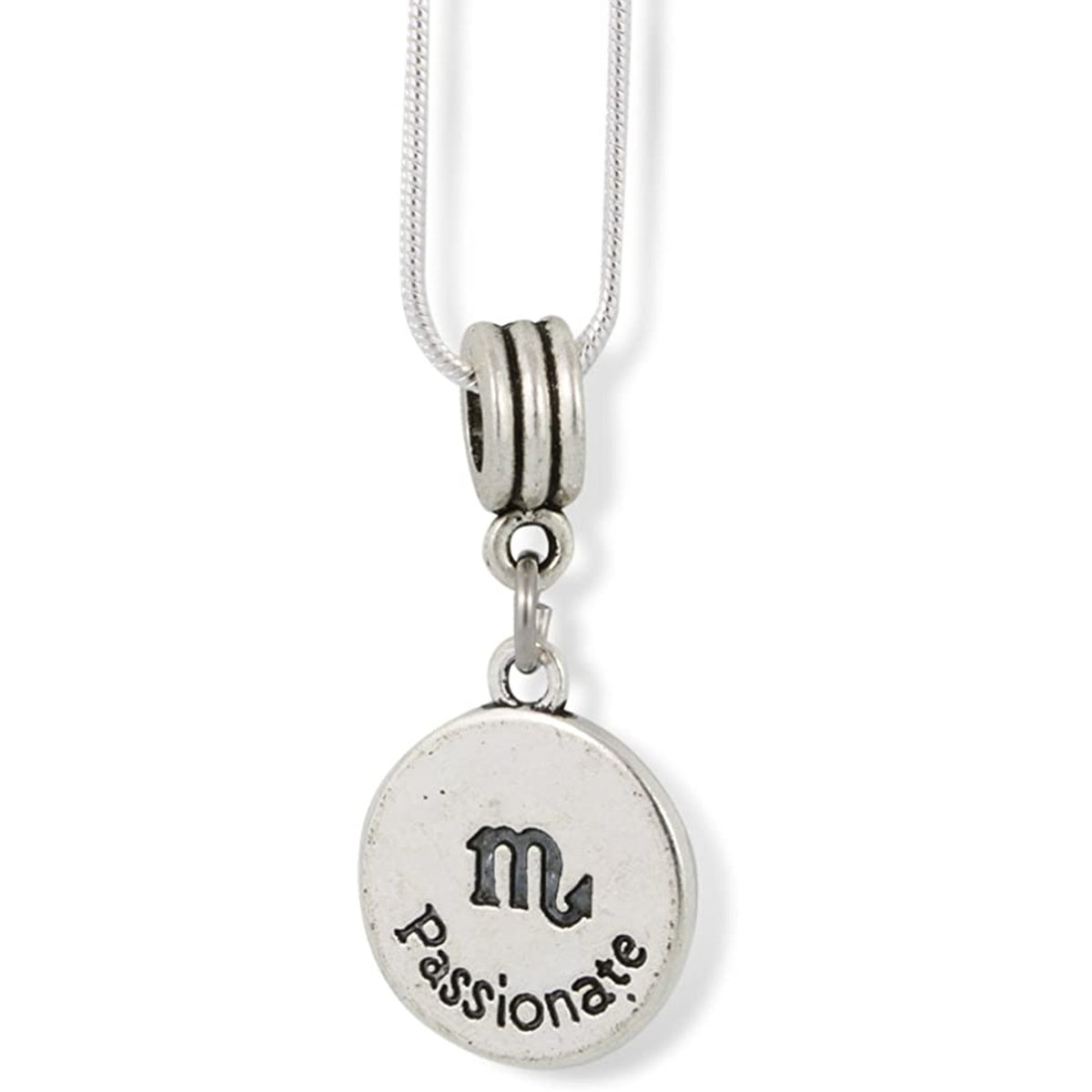 Scorpio Astrology Horoscope Sign Charm Necklace