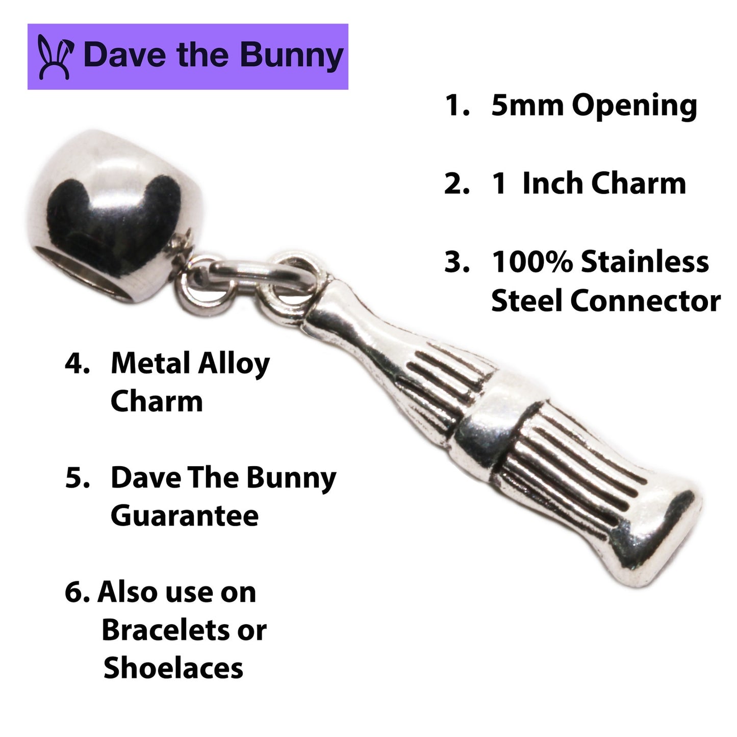 Soda Pop Bottle Charm - Unique Diet Coke Gifts for Beverage Enthusiasts - Water Bottle Charms for Personalizing Pop Bottle Gifts - Ideal for Collectors and Craft Projects