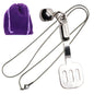 Mini Spatula Charm Necklace with Stainless Steel Snake Chain