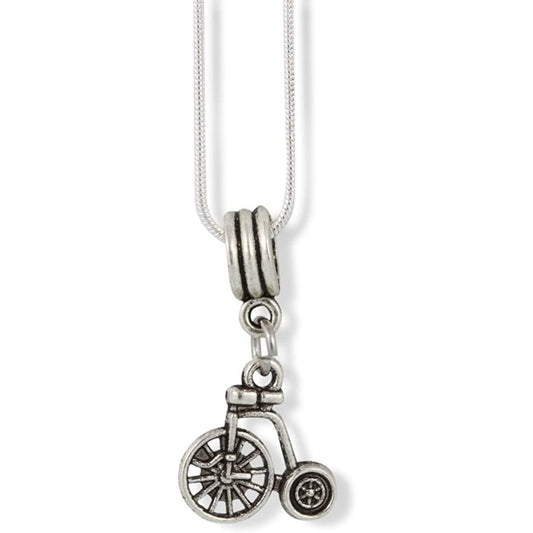 Pennyfarthing Cycle Bicycle Charm Necklace