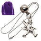 Handyman Charm Necklace with Stainless Steel Snake Chain