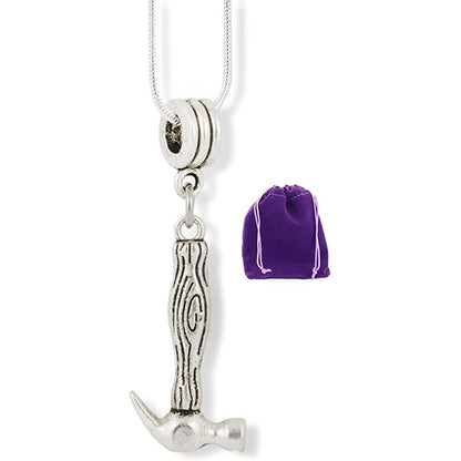 Hammer Necklace Pendant Builder Carpenter Pendant Jewelry
