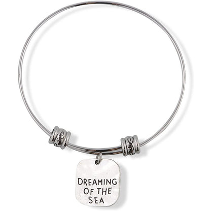 Dreaming Sea Ocean Marine Charm Bangle Bracelet