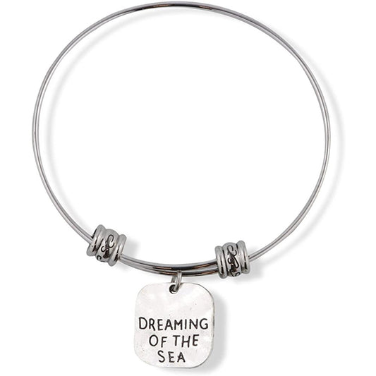Dreaming Sea Ocean Marine Charm Bangle Bracelet
