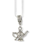 Lamp Tea Pot Charm Necklace with Stainless Steel Snake Chain