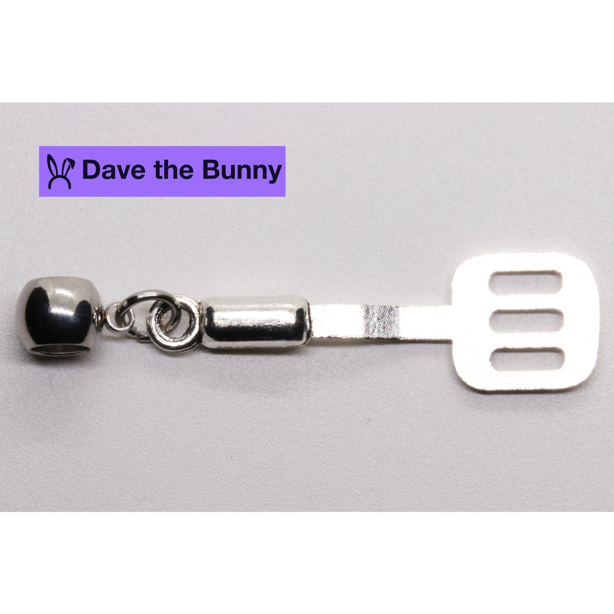 Mini Spatula Charm Necklace with Stainless Steel Snake Chain