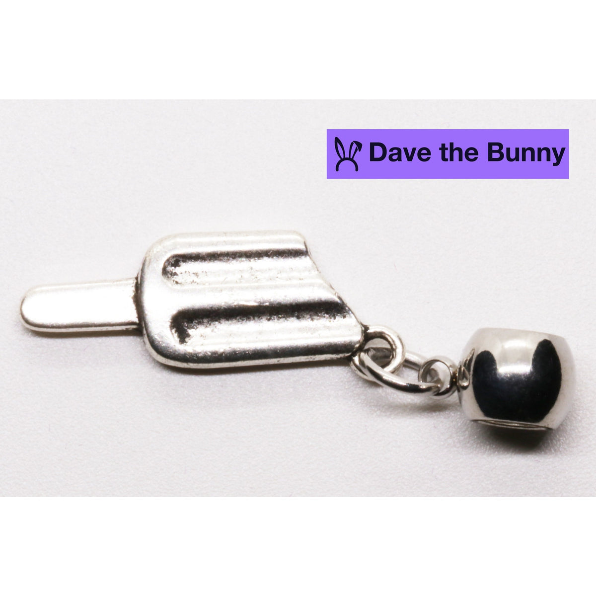 Popsicle Charm Necklace with Stainless Steel Snake Chain