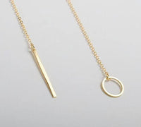 Emerald Park Jewelry Circle and Bar Lariat Y Style Necklace