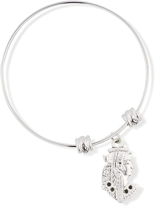 Egyptian Royalty Formal Head Dress Fancy Charm Bangle