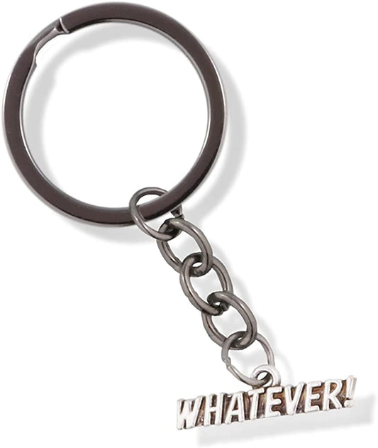EPJ Whatever Text Charm Keychain