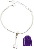 Axe Hatchet Snake Chain Charm Bracelet