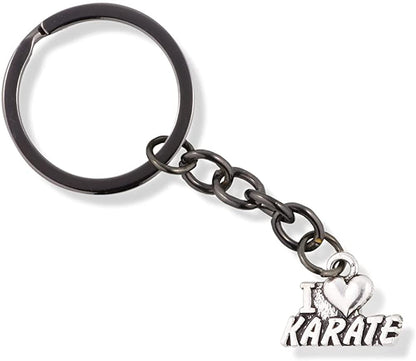 EPJ I Love Karate Charm Keychain