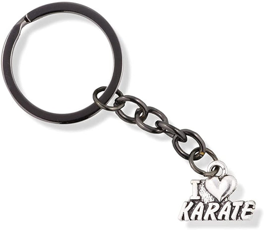 EPJ I Love Karate Charm Keychain