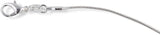 Emerald Park Jewelry Tusk with Native Carving Charm Snake Chain Necklace