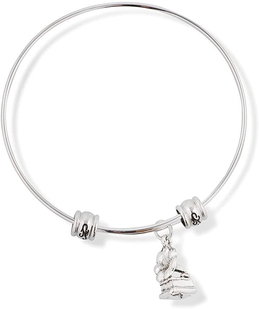 Grammaphone Record Player Grammy Fancy Charm Bangle