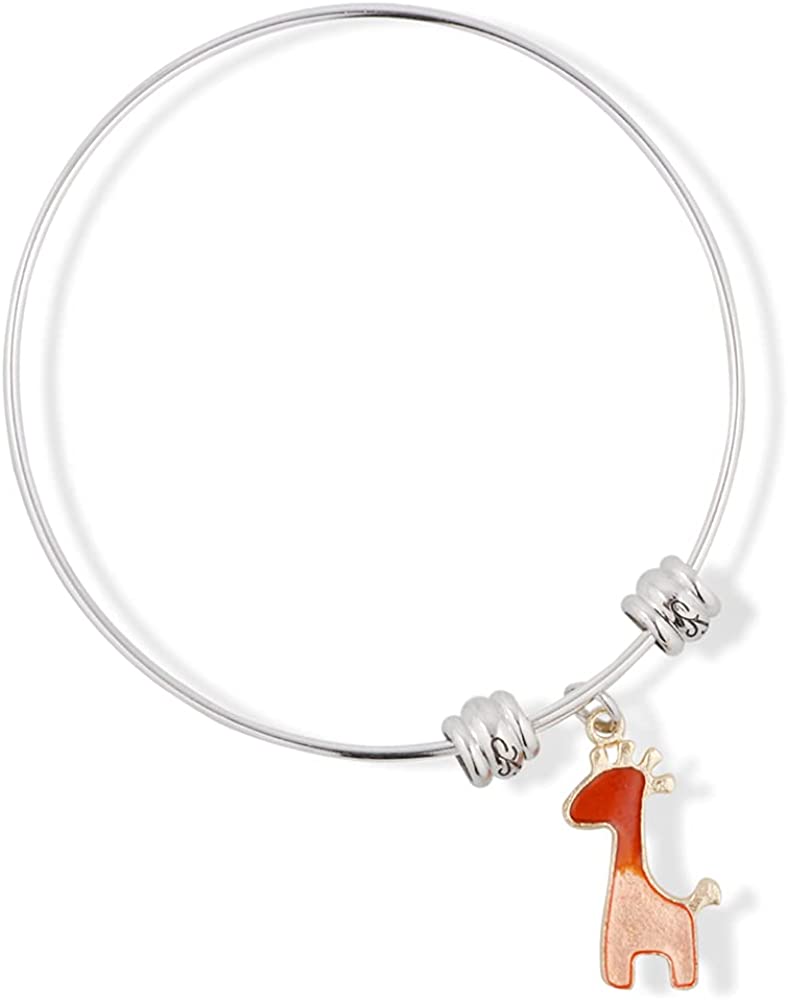 EPJ Giraffe with Four Horns and Tail Fancy Charm Bangle