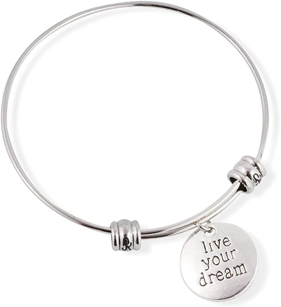 Live Your Dream Bracelet | Fancy Bangle