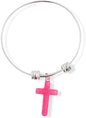Emerald Park Jewelry Cross Plastic Fancy Charm Bangle