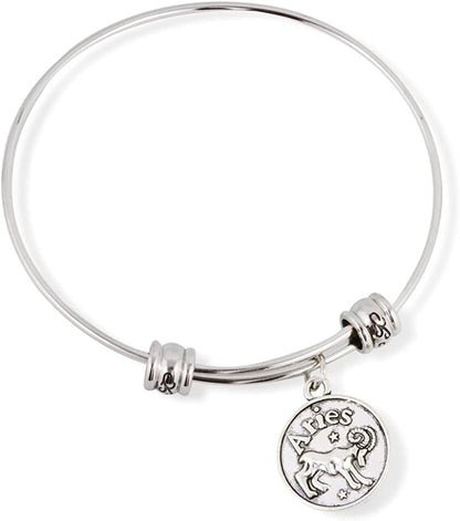 Emerald Park Jewelry Aries Horoscope Astrology Fancy Bangle